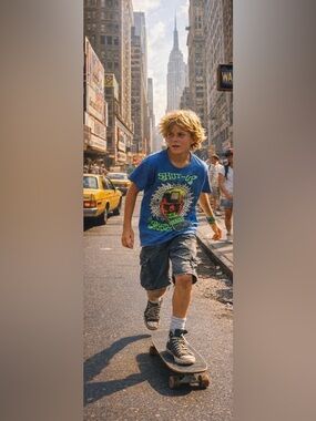 Vintage 1988 Lazer Vision skate shirt size Xl 18/20 made in USA single s…